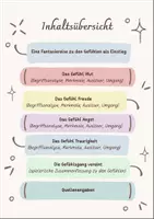 Vorschau - Mal- und Bastelvorlagen - Die Gefühlsgang - Seite 1