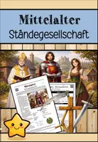 Vorschau - Arbeitsblätter - Ständegesellschaft – (Arbeitsblätter, Podcast, Lösungen und Präsentation) - Deckblatt