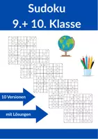Vorschau - Arbeitsblätter - Sudoku - Ich bin fertig Aufgaben - Freiarbeit Klasse 9-10 - Deckblatt