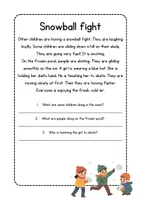 anteprima - Testo - Storie d'inverno in inglese con domande di comprensione - Pagina 3