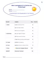 Vorschau - Stundenentwürfe - Im Zeichen der Zauberkugel – Lesetagebuch inkl. Musterlösung, differenziert - Seite 1