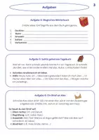 Vorschau - Stundenentwürfe - Im Zeichen der Zauberkugel – Lesetagebuch inkl. Musterlösung, differenziert - Seite 3