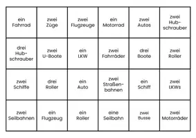 Vorschau - Spiele - Verkehrsmittel | Spiel | Singular und Plural |DaF DaZ - Seite 3
