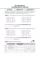 Vorschau - Arbeitsblätter - Scheitelpunktform in die Allgemeine Form und in die Normalform umwandeln - Deckblatt