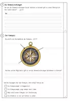 Vorschau - Test - Lernzielkontrolle - Kompass/ Windrose - Seite 3