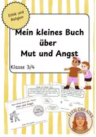 Vorschau - Arbeitsblätter - Mein kleines Buch über Mut und Angst - Deckblatt