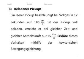 Vorschau - Arbeitsblätter - Newtonsche Axiome - Argumentieren mit Newton 2 - Seite 3