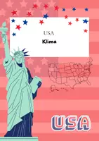 Vorschau - Arbeitsblätter - Klima in den USA - Deckblatt