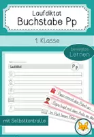 Vorschau - Spiele - Laufdiktat Buchstabe Pp für die 1. Klasse - Deckblatt