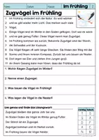 Vorschau - Arbeitsblätter - Lesen & Verstehen - Im Frühling (Klasse 1-2) - Seite 3