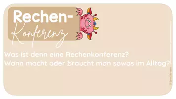 Vorschau - Stundenentwürfe - Mathekonferenz/Rechenkonferenz - Materialpaket - Seite 3