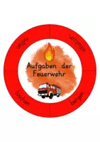 Vorschau - Anderer Materialtyp - Feuerwehr: Legekreis Aufgaben (Retten, Löschen, Bergen, Schützen) - Sachunterricht - Kl. 3/4 - Seite 2