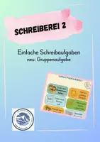 Vorschau - Arbeitsblätter - Schreiberei Gruppenaufgabe und 4 - Deckblatt