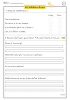 Vorschau - Arbeitsblätter - Verstehendes Lesen - Fasching, differenziert - Seite 3