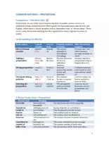 Vorschau - Arbeitsblätter - Common Mistakes - Prepositions - Seite 1