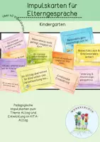 Vorschau - Anderer Materialtyp - Impulskarten / Alltag & Entwicklung KITA / Entwicklungssgespräch - Deckblatt