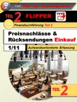 Vorschau - Unterrichtsreihen - Rücksendungen und Preisnachlässe nach Mängelrüge im Einkauf buchen (FiBu-2-Flipper 1/11) - Deckblatt