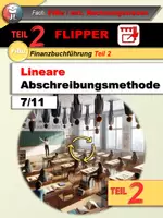 Vorschau - Unterrichtsreihen - Lineare Abschreibung berechnen und buchen (FiBu-2-Flipper 7/11) - Deckblatt