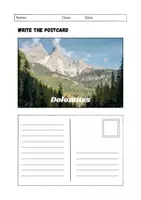 Vorschau - Arbeitsblätter - Write the Postcard: Writing (English) - Seite 3