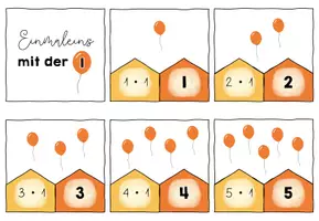 Vorschau - Stationenlernen - Einmaleins | Puzzle mit Bildern - Seite 1