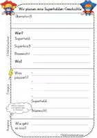 Vorschau - Arbeitsblätter - Superhelden HejGrundschulmaus - Seite 3
