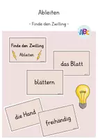 Vorschau - Spiele - Ableiten : großes Materialpaket (Rechtschreibung) - Seite 1