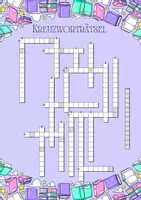 Vorschau - Unterrichtsreihen - Kreuzworträtsel LESEN & LITERATUR Crossword Puzzle - Seite 1