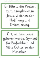 Vorschau - Arbeitsblätter - Weihnachten: Tafelkarten mit Symbolen und Malvorlagen - Seite 2