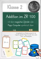 Vorschau - Stationenlernen - Addition ZR 100 üben: Wendekarten für den magischen Zylinder - Deckblatt