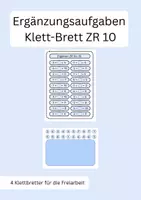 Vorschau - Stationenlernen - Ergänzungsaufgaben Klett-Brett ZR 10 - Deckblatt
