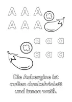 Vorschau - Arbeitsblätter - ABC Malbuch und erstes Vorlesen: Gemüse von A - Z - Seite 2