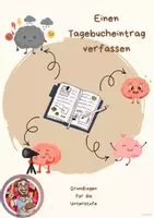 Vorschau - Unterrichtsreihen - Einstieg Tagebucheintrag/ Innerer Monolog - Deckblatt