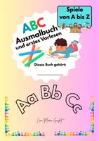 Vorschau - Arbeitsblätter - ABC Malbuch und erstes Vorlesen: Spiele von A - Z - Deckblatt