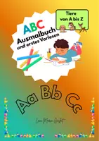 Vorschau - Mal- und Bastelvorlagen - ABC Malbuch und erstes Vorlesen: Tiere von A - Z - Deckblatt