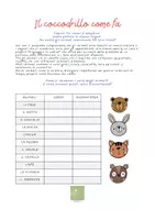 anteprima - Esercizi - I versi degli animali - Pagina di copertina
