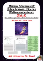 Vorschau - Arbeitsblätter - Materialpaket - "Mission Sternenlicht" -Lesen/kreatives Schreiben Klasse 3/4 - Seite 1