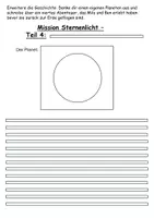 Vorschau - Arbeitsblätter - Schreibanlass: Eigenes Weltraumabenteuer - kreatives Schreiben (3./4. Klasse) - Seite 3