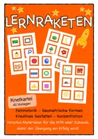 Vorschau - Spiele - Knetkartei - Kneten + Gestalten, Feinmotorik trainieren - Deckblatt
