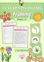 Vorschau - Arbeitsblätter - Frühling - Deckblatt