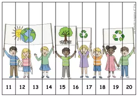 Aperçu - Jeux - Puzzles numériques - Recyclage,protection d' environment - Page 3