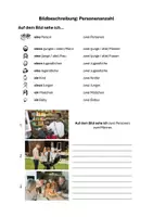 Vorschau - Arbeitsblätter - Bildbeschreibung Prüfungstraining DTZ - Materialpaket A2 / B1 - Seite 1