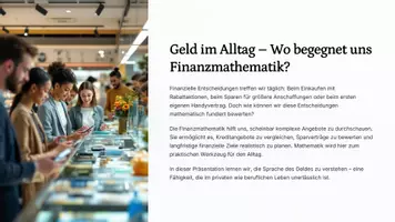 Vorschau - Präsentationen/Tafelbilder - Finanzmathematik im Alltag – Zinsen, Kredite & Investitionen verstehen | Präsentation | Mathematik Sek II - Seite 2