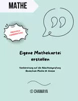 Vorschau - Poster - Mathe lernen mit Karteikarten (Mathekartei) - Deckblatt