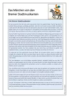 Vorschau - Arbeitsblätter - MINI-Paket: 4 Märchen lesen, verstehen und kreativ gestalten - Seite 1