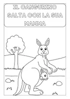 anteprima - Materiale per pittura e bricolage - Libro da Colorare Sugli Animali con breve descrizione. - Pagina di copertina