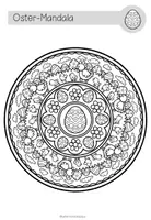 Vorschau - Mal- und Bastelvorlagen - OSTERN - Mandalas (6 Malvorlagen) - Seite 3