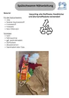 Vorschau - Anderer Materialtyp - 🧵Einfaches Nähprojekt / Schritt für Schritt - Spülschwamm Upcycling - Seite 1