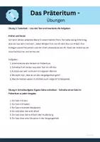Vorschau - Arbeitsblätter - Das Präteritum: Übersicht und Übungen (B1) - Seite 2