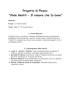 anteprima - Programmi scolastici / Materiali per docenti - Progetto di plesso contro il bullismo- Onde Gentili - - Pagina di copertina