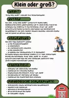 Vorschau - Spiele - Klein oder groß? - Bauernhof | Zuordnungsspiel - Seite 1